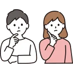 A Young Couple Who Thinks SVG Icon